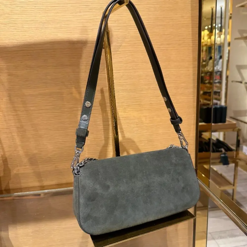 New‼️Tory Burch Britten Suede Convertible Crossbody 188501 $625